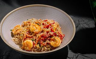 Funchoza cu creveți