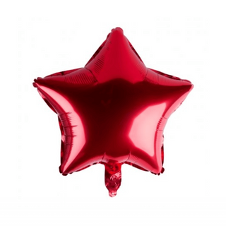 Balon heliu Stea Rosie 45cm