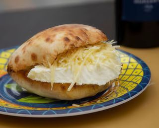 Focaccina con ricotta