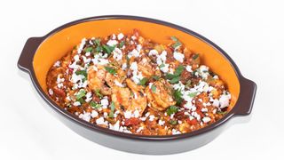 Saganaki cu creveți