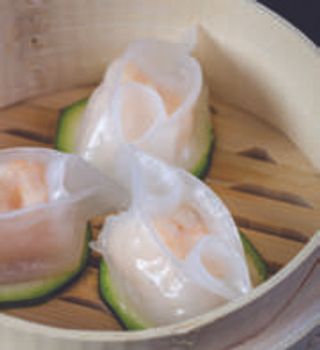 09 Ravioli di gamberi in cristallo