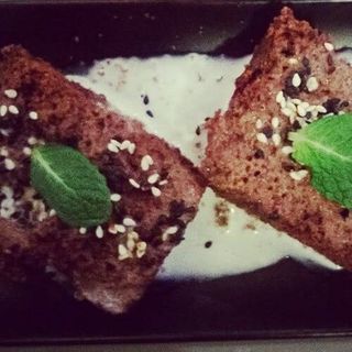 Brownie con nueces y leche de coco