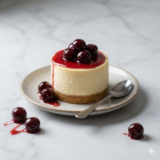 Mono cheesecake vaniglia amarena
