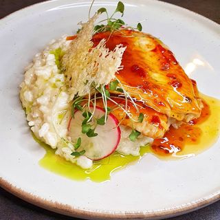 Curcan cu sweet chilie si risotto 500g