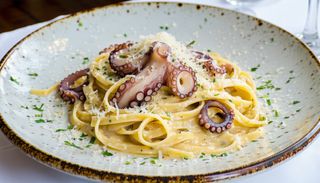 Carbonara cu caracatita