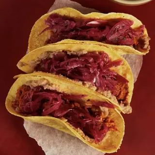 tacos de carnitas (3und)