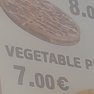 Pizza vegetable