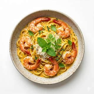 Tagliatelle Con Langostinos