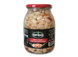 Бял боб със зеленчуци буркан Area (1050г)