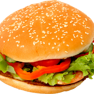 Hamburguesa + Papas Y Ensalada