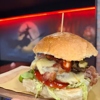 Panino Maxi Burger di scottona