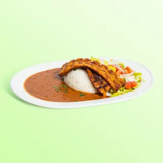 Arroz Con Menestra Y Costilla