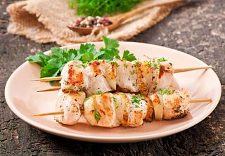 Brochette De Dinde Grillée