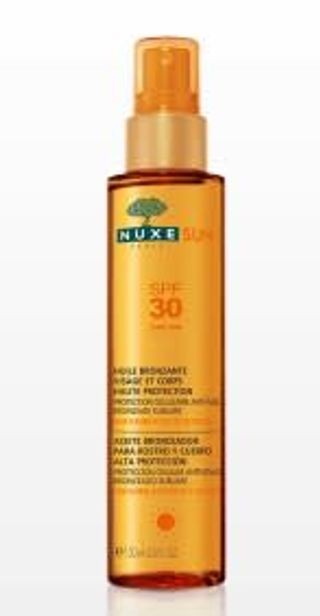 Huile Bronzante Visage Et Corps Spf 30