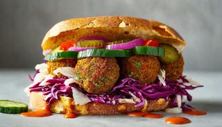 Bułka Falafel duży