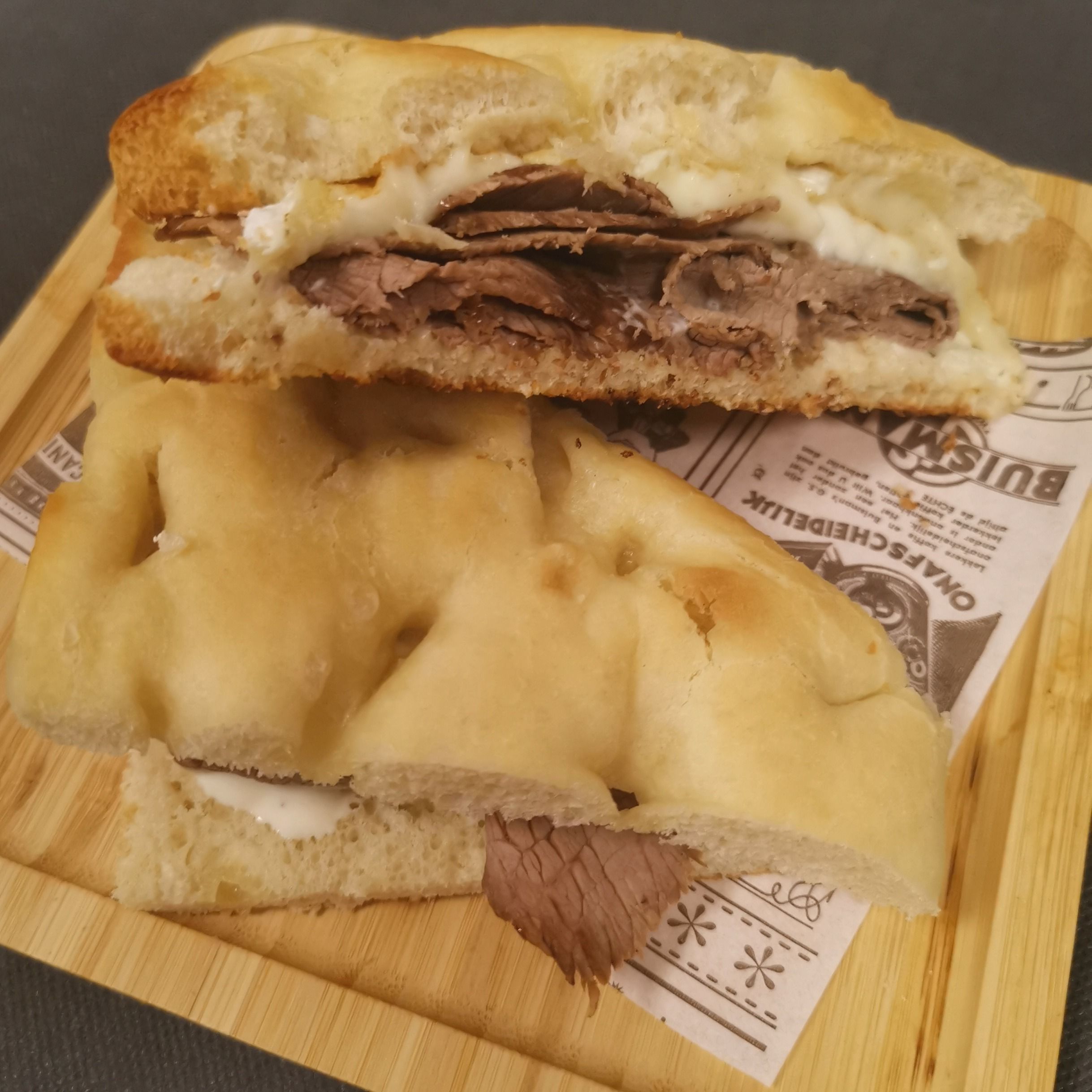Focaccia De Roast-Beef De Picanya