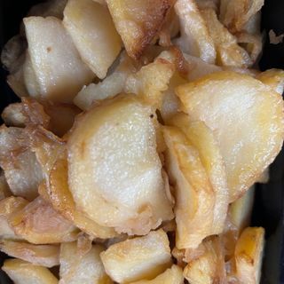 Patates amb ceba (300 grs. aprox)