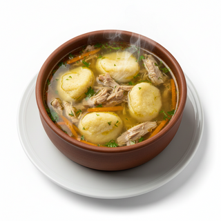 Supa de fazan cu garteni