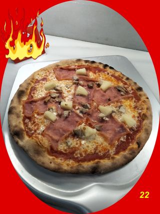 Pizza Familiar Hawaiana (40 Cm.)