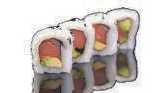 Uramaki  spicy salmon - 8 pezzi