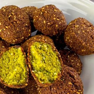 Kebab Vegetal Con Falafel