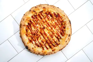 Pizza BBQ chicken