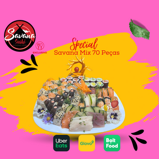 Savana Mix Sushi (70 Unidades)