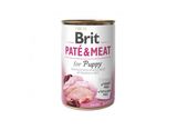 Brit Pate&Meat Puppy пастет за подрастващи  от пилешко и пуйка (400г)