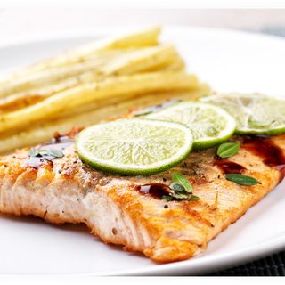 Menú Salmón A La Plancha