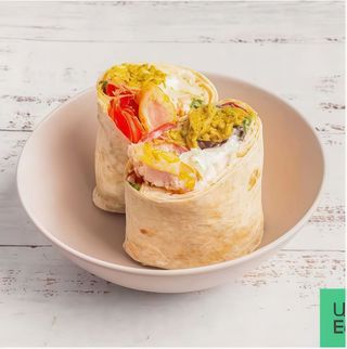 Wrap De Crocante Ao Pesto