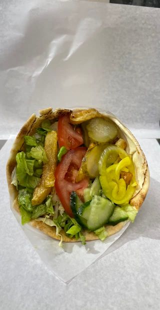 Дюнер вегетариански голям (300г)