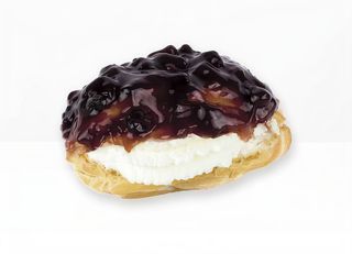 Éclair Frutos Vermelhos