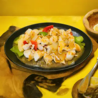 143-Pollo con ajo y salsa picante