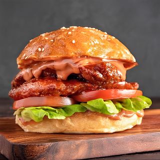 Buffalo Crunch Burger