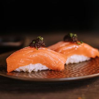 Niguiri de Salmón Flambeado (2 uds)