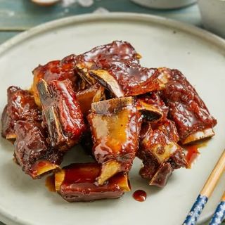 Costine di maiale in salsa agrodolce 