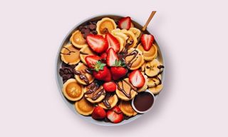 მინი ფანქეიქი მარწყვით დიდი