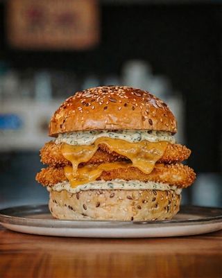 Hambúrguer de Peixe