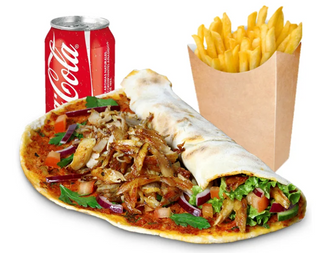 Oferta, 2 pizzas medianas y patatas