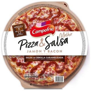 Pizza Precocinada Campofrio Jamon Y Bacon (360g)