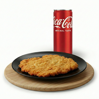 Milanesa de pollo + Lattina Coca-Cola