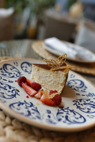 ბასკური ჩიზქეიქი ვანილის