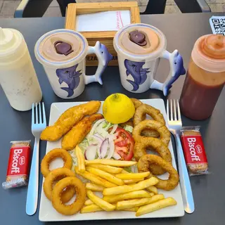 Menu kebab t  y menu duram p 1ltro de cocacola y postres 