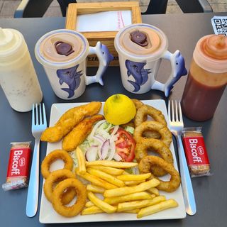 Menu kebab t  y menu duram p 1ltro de cocacola y postres 