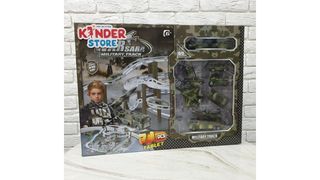 Паркинг Военный в комплекте 10 металических машинок