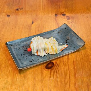 Langostinos En Brocheta Con Mahonesa (Apto Para Celíacos)