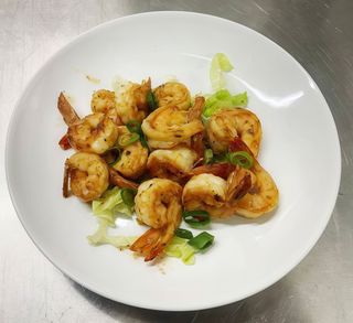 m114. Gambas Teppanyaki