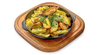 Картопля смажена на пательні з цибулею (300г)