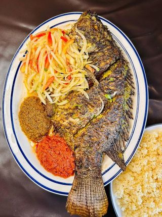 Poisson Braisé & Attiéké