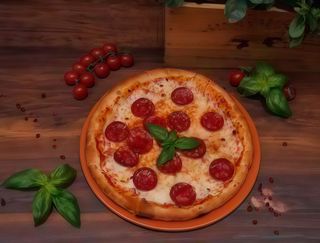 Pizza Salami 33cm + pepsi 0.33l w zestawie